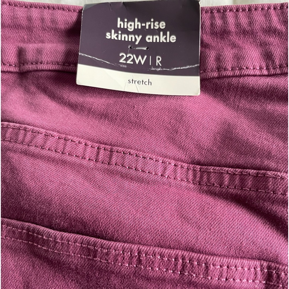 Ava&Viv Size 22w R maroon pants